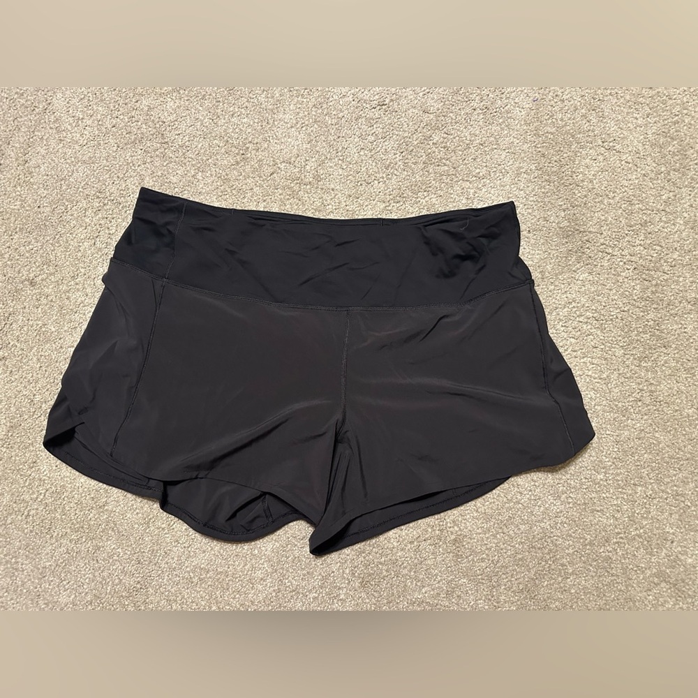 Size 14 Lululemon Speed Up High Rise Lined Shorts-4in